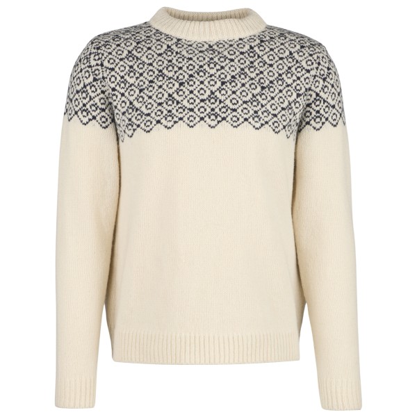 Devold - Bjørnøya Sweater Crew Neck - Wollpullover Gr M beige von Devold