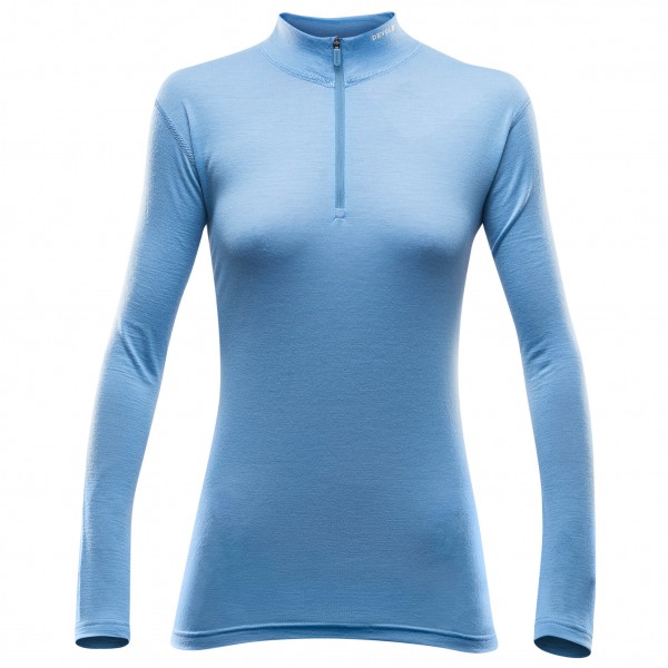 Devold - Breeze Woman Half Zip Neck - Merinounterwäsche Gr L;M;S;XL rot;schwarz von Devold