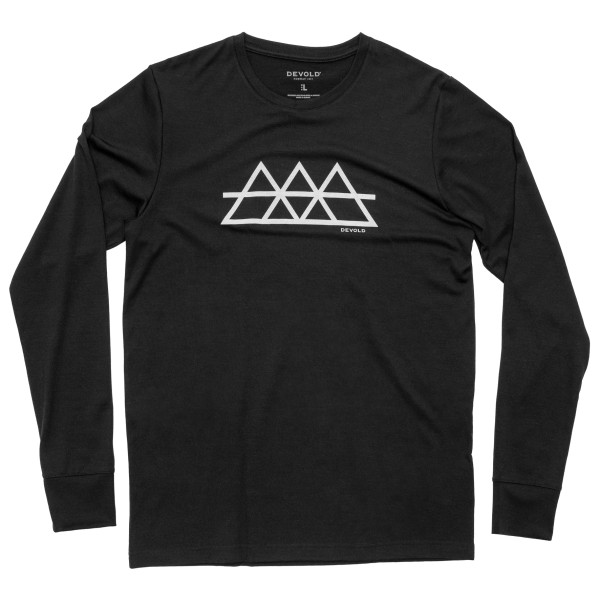 Devold - Classic Triple L/S - Merinoshirt Gr L schwarz von Devold