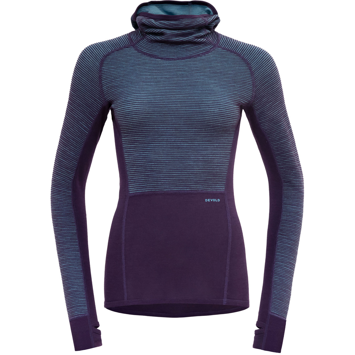 Devold Damen Tuvegga Sport Air Hoodie Longsleeve von Devold