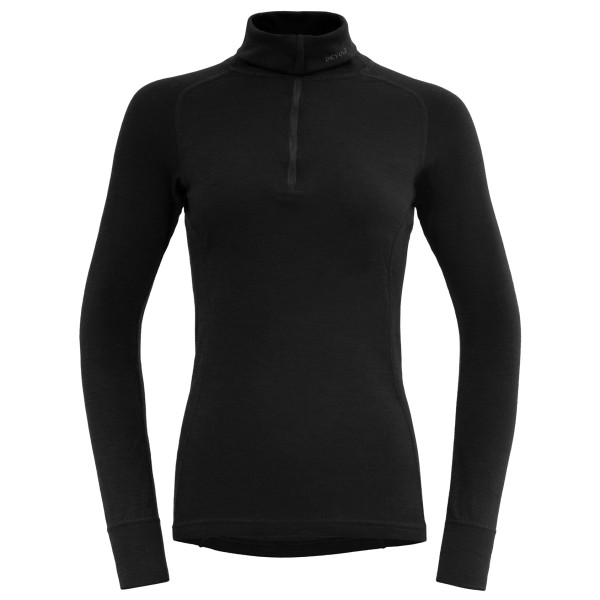 Devold - Duo Active Woman Zip Neck - Merinounterwäsche Gr L schwarz von Devold