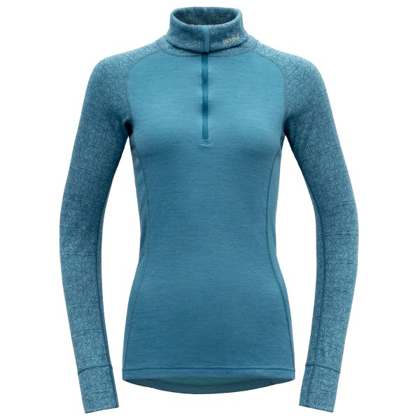 Devold - Duo Active Woman Zip Neck - Merinounterwäsche Gr XS blau von Devold