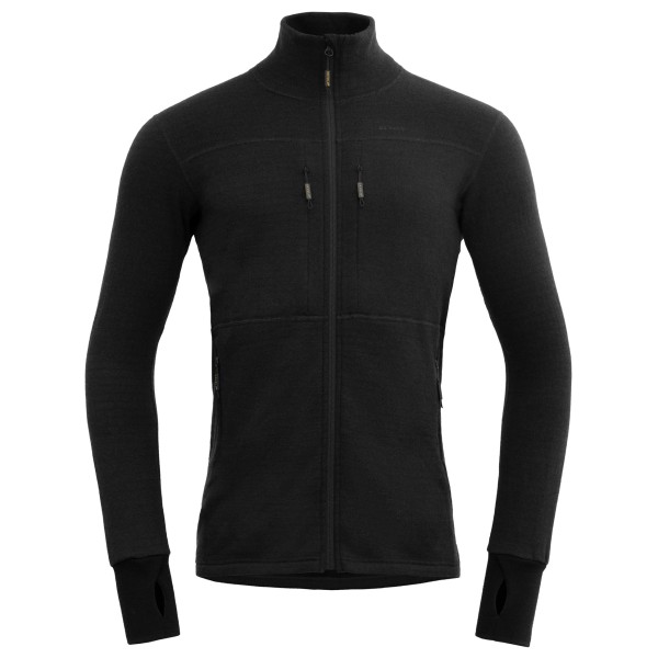 Devold - Egga Grid Merino Jacket - Merinojacke Gr L schwarz von Devold