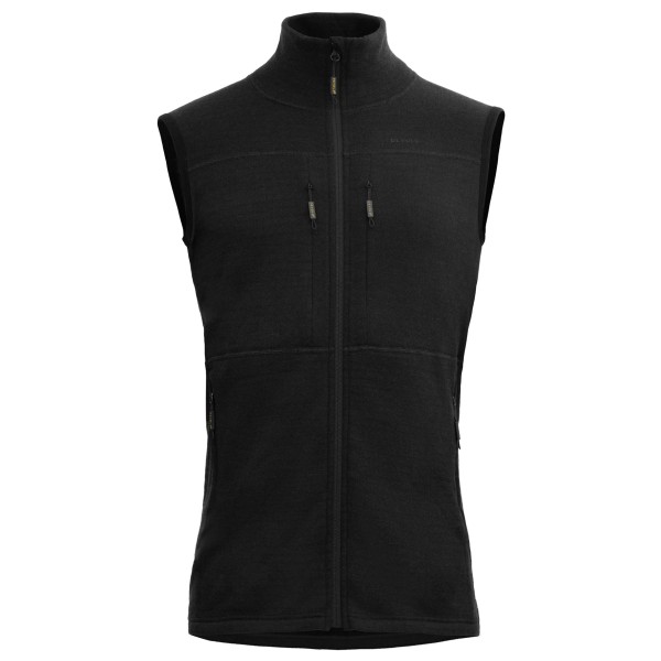 Devold - Egga Grid Merino Vest - Merinogilet Gr M schwarz von Devold