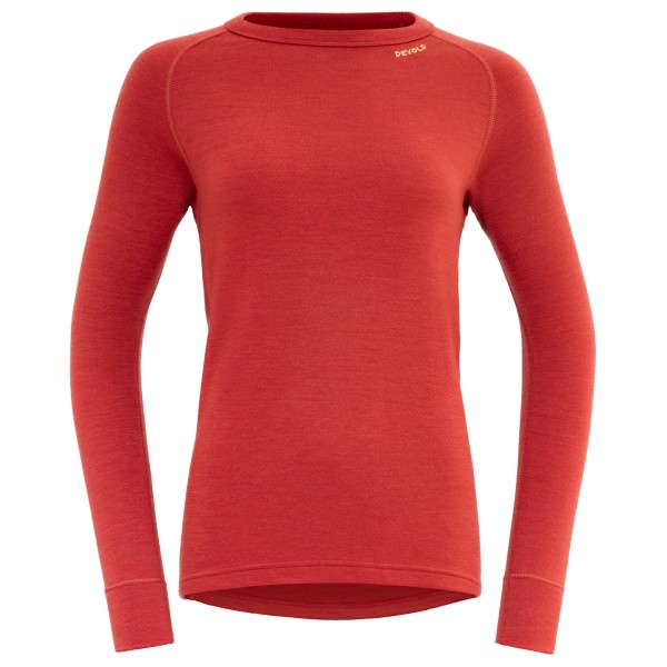 Devold - Expedition Woman Shirt - Merinounterwäsche Gr M rot von Devold