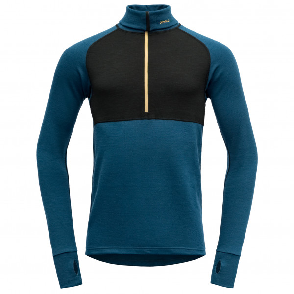 Devold - Expedition Zip Neck - Merinounterwäsche Gr M blau von Devold