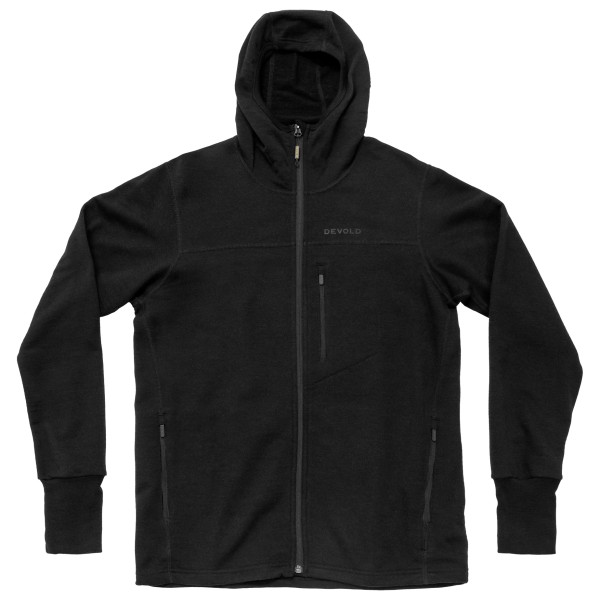 Devold - Explorer Merino Hooded Jacket - Merinojacke Gr XL schwarz von Devold