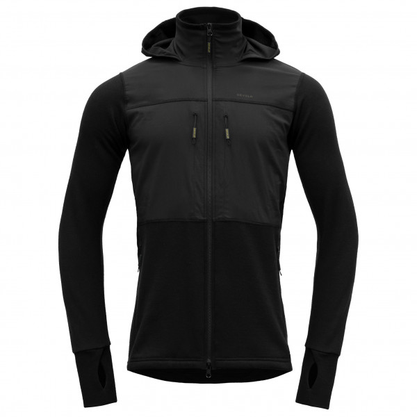 Devold - Herøy Hybrid Merino Jacket - Merinojacke Gr L schwarz von Devold