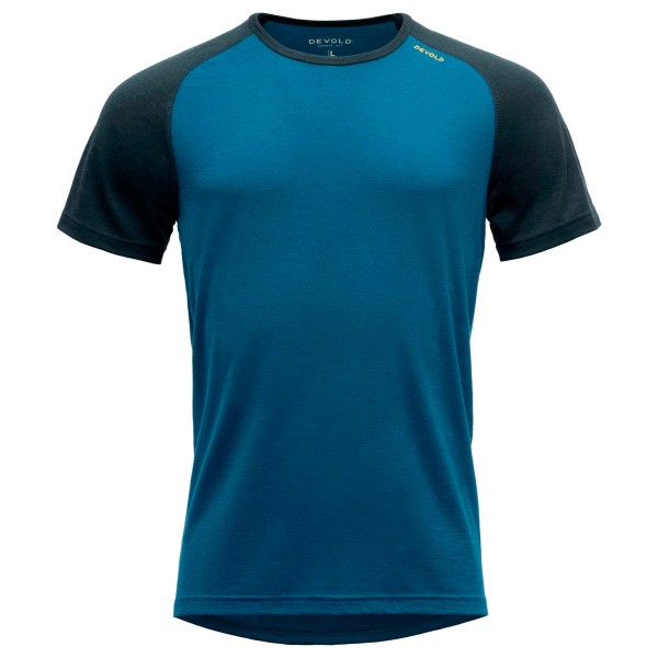 Devold - Jakta Merino 200 T-Shirt - Merinounterwäsche Gr M blau von Devold