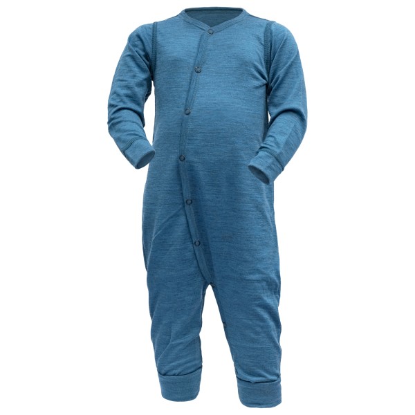 Devold - Kid's Breeze Merino Sleepsuit - Overall Gr 62 blau Devold - Kid's Breeze Merino Sleepsuit - Overall Gr 62 blau von Devold