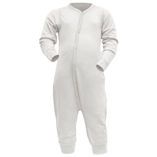 Devold - Kid's Breeze Merino Sleepsuit - Overall Gr 80 grau/weiß von Devold