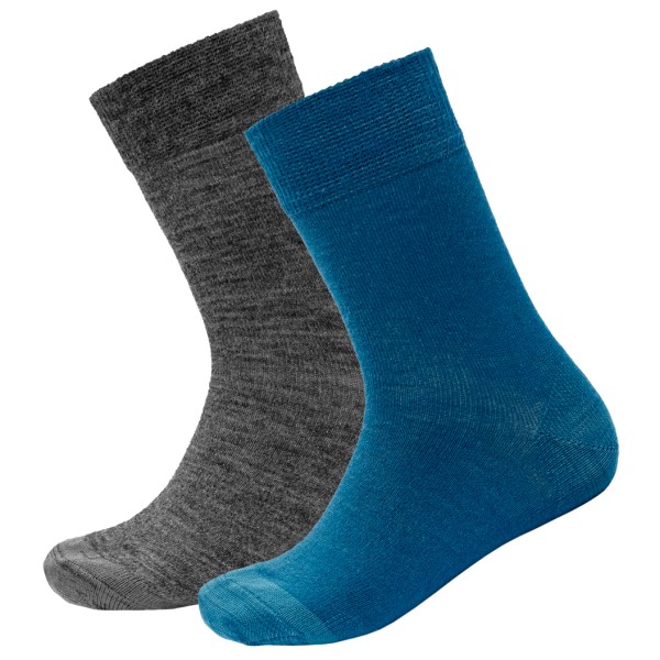 Devold - Kid's Daily Merino Light Sock 2-Pack - Multifunktionssocken Gr 25-27;28-30;31-34 blau;lila von Devold