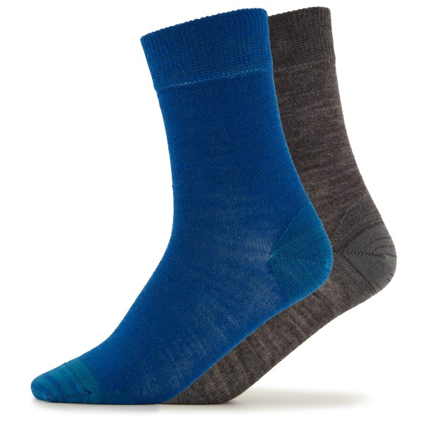 Devold - Kid's Daily Merino Light Sock 2-Pack - Multifunktionssocken Gr 25-27 blau von Devold