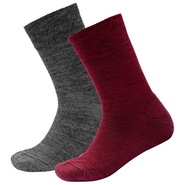 Devold - Kid's Daily Merino Medium Sock 2-Pack - Multifunktionssocken Gr 25-27;28-30;31-34 blau;rot von Devold