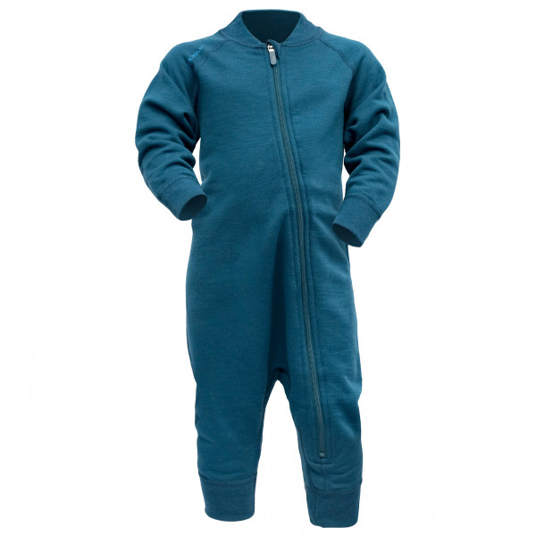 Devold - Kid's Nibba Merino Playsuit - Merinounterwäsche Gr 74 blau von Devold