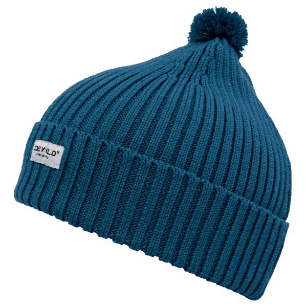 Devold - Kid's Skolma Merino Beanie - Mütze Gr 54 cm blau von Devold