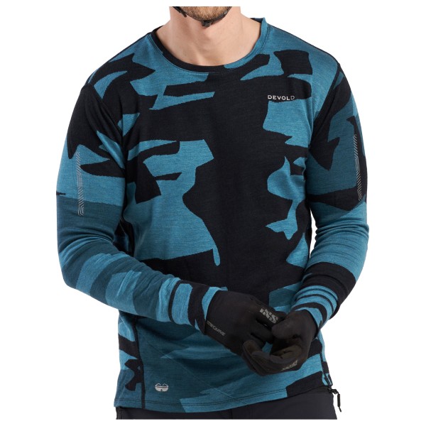 Devold - Kløvstien Merino Shirt - Velotrikot Gr L;M;S;XL;XXL blau von Devold