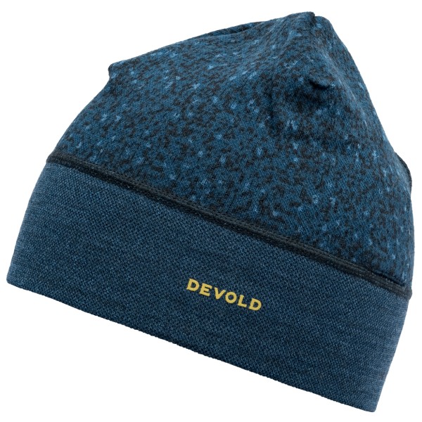 Devold - Kvitegga Merino 230 Beanie - Mütze Gr 58 blau von Devold