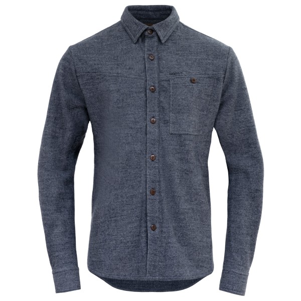 Devold - Merino Overshirt - Merinohemd Gr M blau