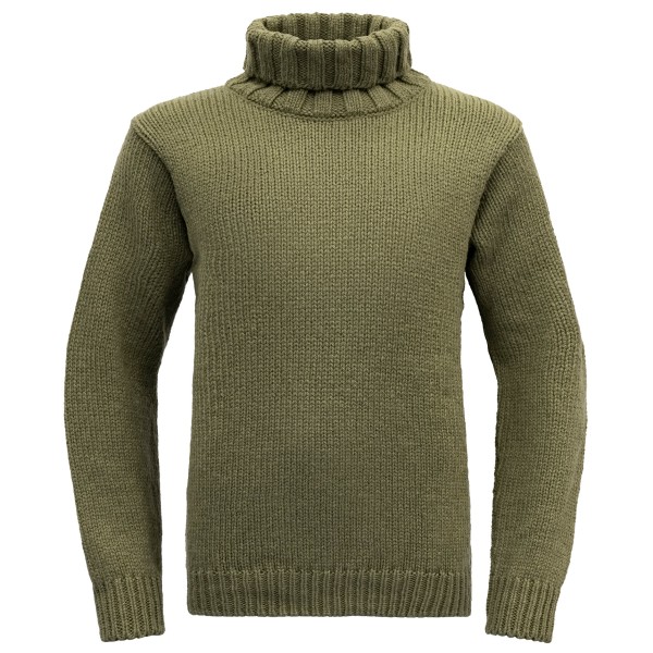 Devold - Nansen Sweater High Neck - Wollpullover Gr S oliv von Devold