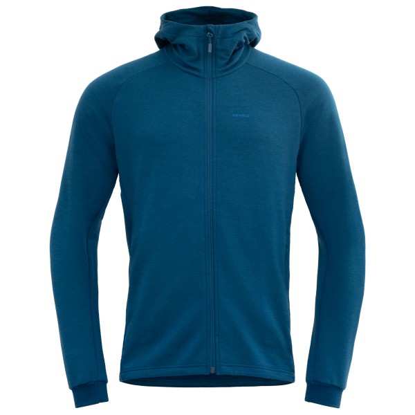 Devold - Nibba Merino Jacket Hood - Merinojacke Gr L blau von Devold