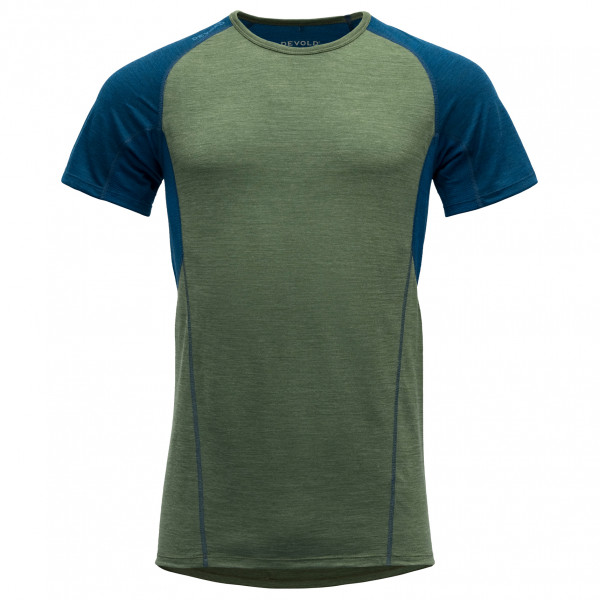 Devold - Running Merino T-Shirt - Laufshirt Gr L;M;S;XL;XXL blau;oliv;rot von Devold