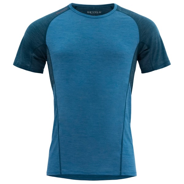 Devold - Running Merino T-Shirt - Laufshirt Gr S blau von Devold