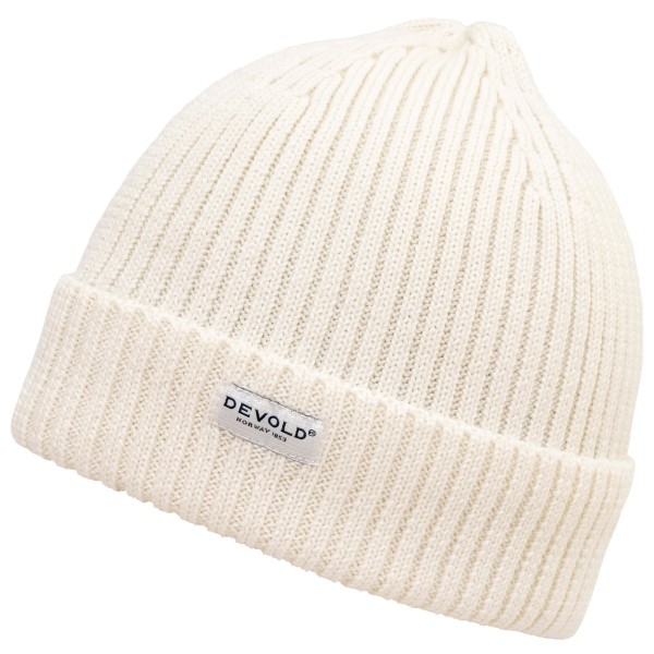 Devold - Skolma Merino Beanie - Mütze Gr 58 cm weiß/beige von Devold