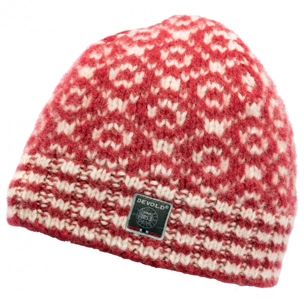 Devold - Svalbard Beanie - Mütze Gr 58 cm rot von Devold