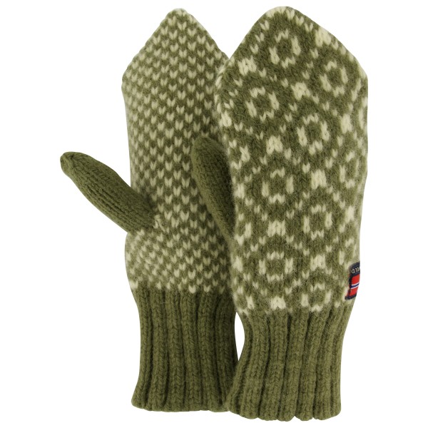 Devold - Svalbard Mitten - Handschuhe Gr L;XL blau;gelb;grau;oliv von Devold