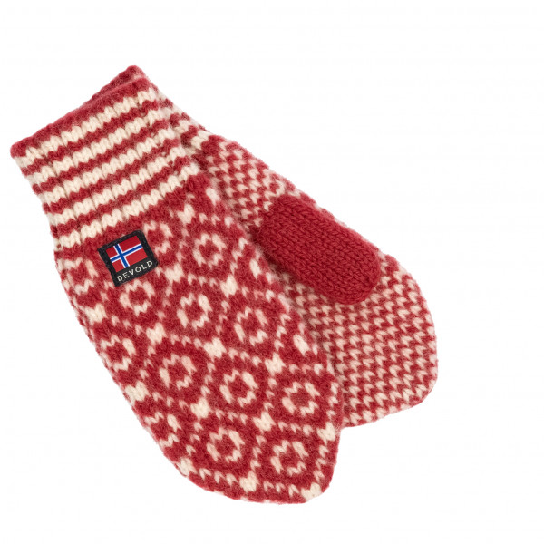 Devold - Svalbard Mitten - Handschuhe Gr M rot/rosa von Devold