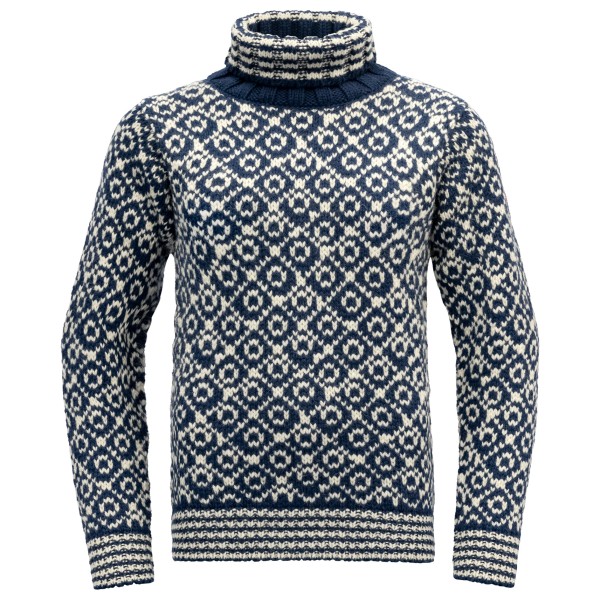 Devold - Svalbard Sweat Highneck - Wollpullover Gr M grau von Devold