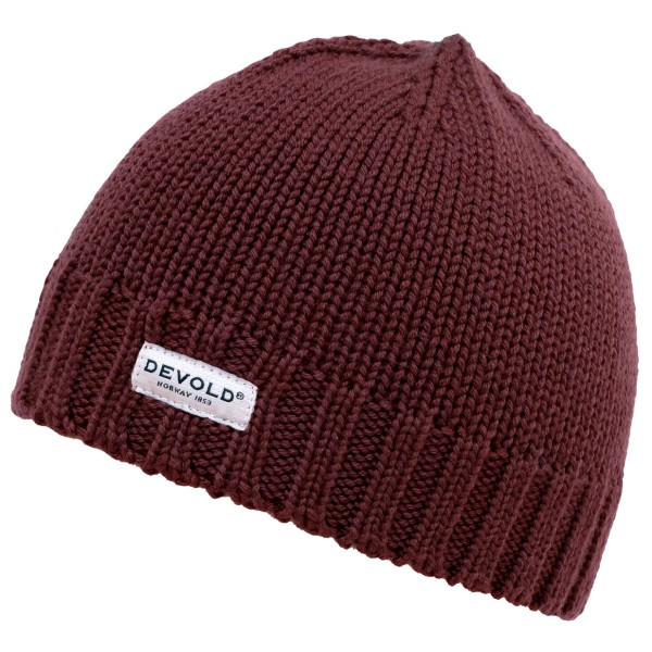 Devold - Tue Merino Beanie - Mütze Gr 58 cm rot von Devold