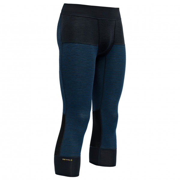 Devold - Tuvegga Sport Air 3/4 Long Johns - Merinounterwäsche Gr M blau/schwarz von Devold