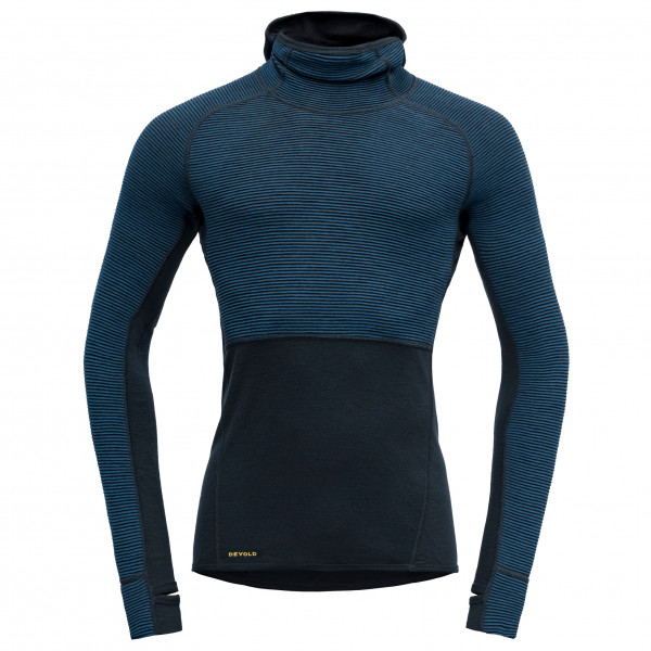 Devold - Tuvegga Sport Air Hoodie - Merinounterwäsche Gr L blau von Devold