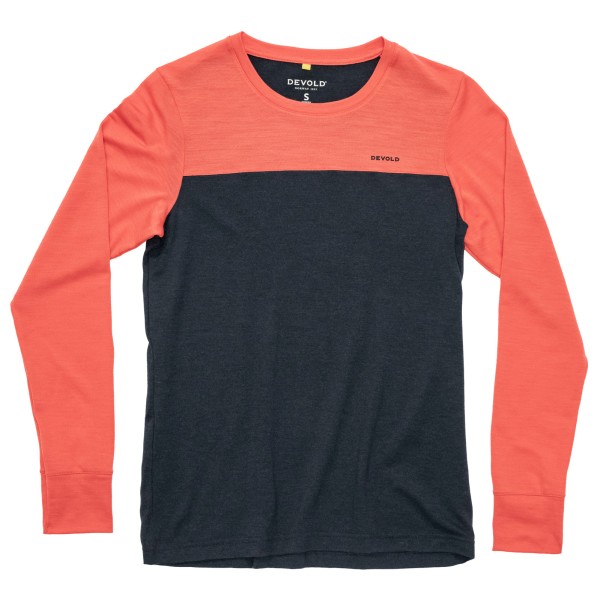 Devold - Women's Classic Linear L/S - Merinoshirt Gr XL blau/rot Devold - Women's Classic Linear L/S - Merinoshirt Gr XL blau/rot von Devold
