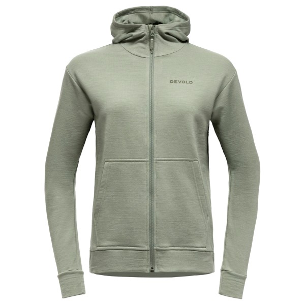 Devold - Women's Everyday Zip Hoodie - Merinojacke Gr XS oliv von Devold