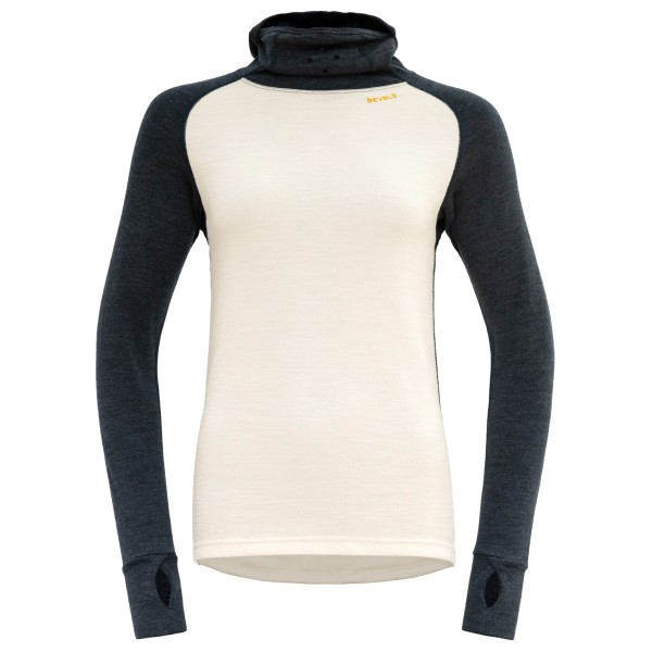 Devold - Women's Expedition Merino Silk Hoodie - Merinounterwäsche Gr S weiß von Devold