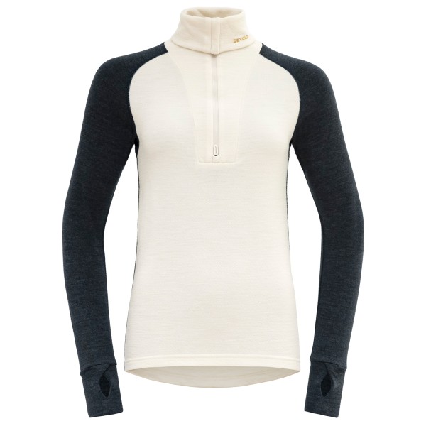 Devold - Women's Expedition Merino Silk Zip - Merinounterwäsche Gr M weiß von Devold