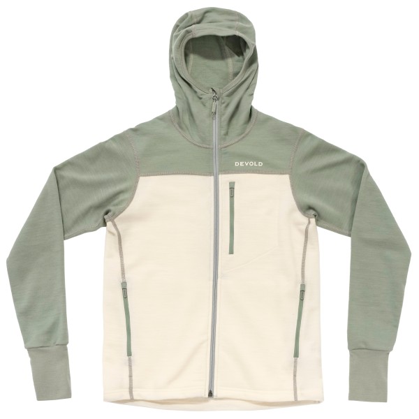 Devold - Women's Explorer Merino Hooded Jacket - Merinojacke Gr M weiß von Devold