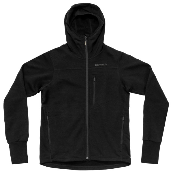 Devold - Women's Explorer Merino Hooded Jacket - Merinojacke Gr XS schwarz von Devold