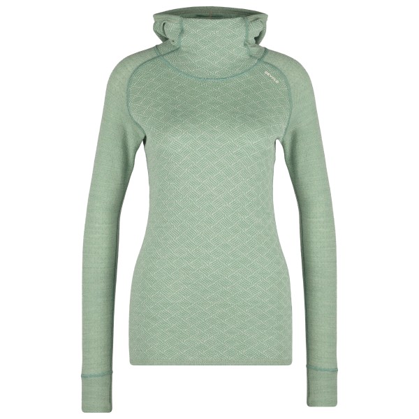 Devold - Women's Kvitegga Hoodie - Merinoshirt Gr L grün von Devold