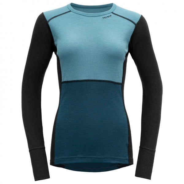 Devold - Women's Lauparen Merino 190 Shirt - Merinounterwäsche Gr L blau von Devold