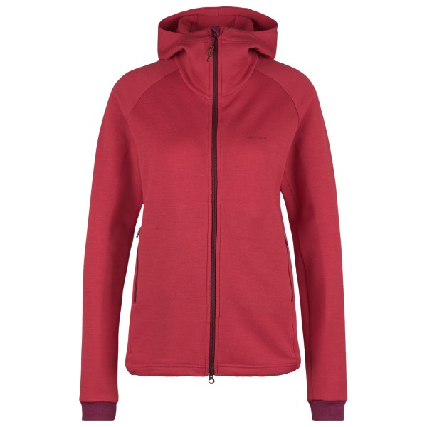 Devold - Women's Nibba Merino Jacket Hood - Merinojacke Gr S rot von Devold