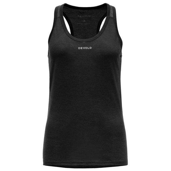 Devold - Women's Running Merino Tank - Tank Top Gr L schwarz von Devold