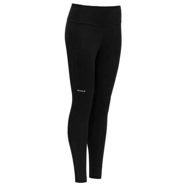 Devold - Women's Running Merino Tights - Leggings Gr L schwarz von Devold