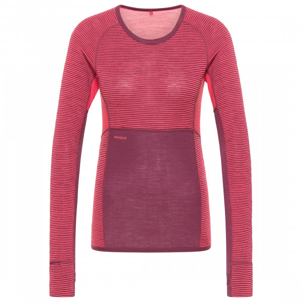 Devold - Women's Tuvegga Sport Air Shirt - Merinounterwäsche Gr L;M;S;XL;XS grün;rot von Devold