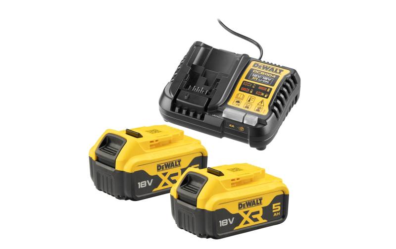 DeWalt Akku »Starterset 2x 18 V 5 Ah & DCB1104 Ladegerät« von Dewalt