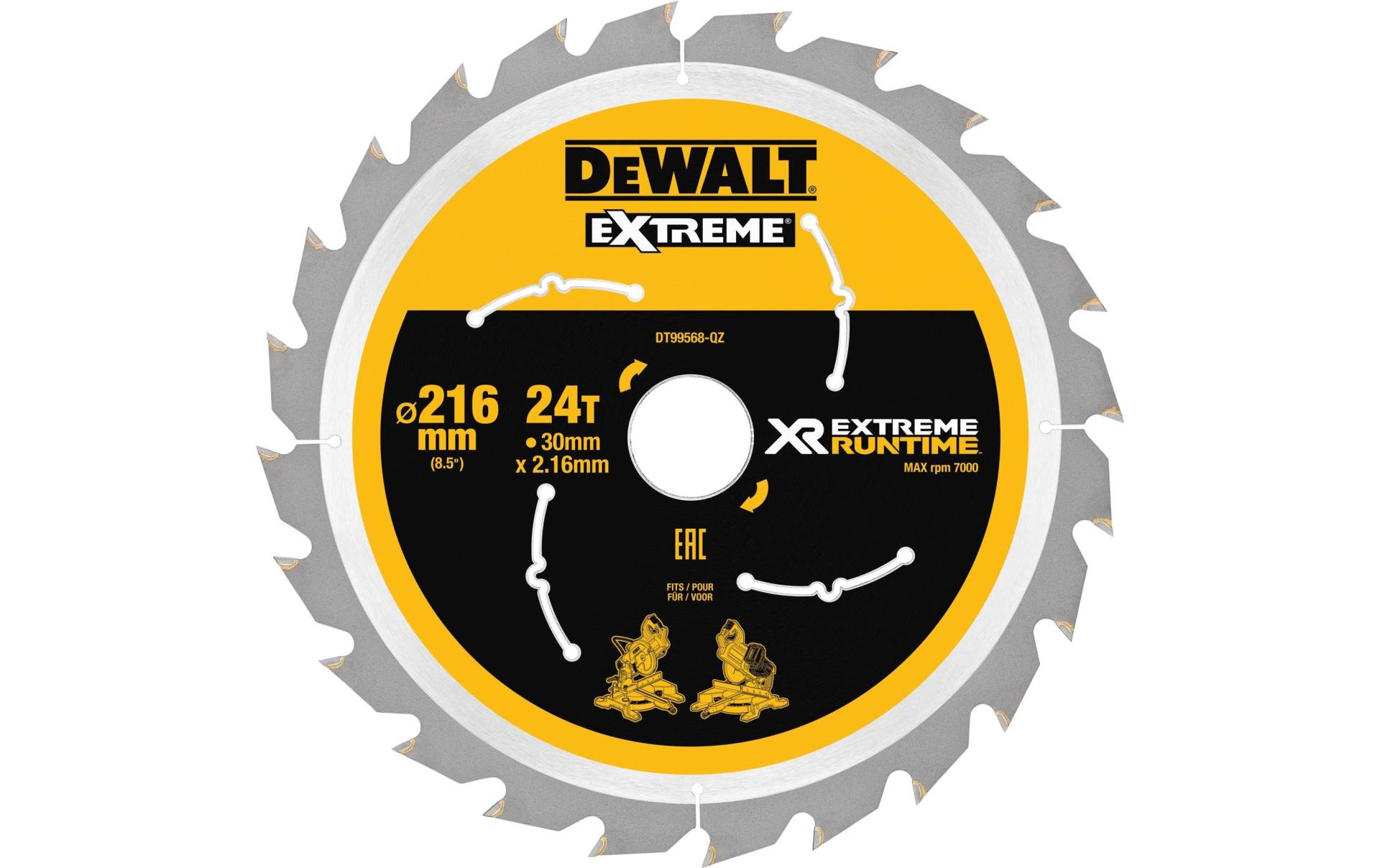 DeWalt Kreissägeblatt »216 x 30 mm«, (1 St.) von Dewalt