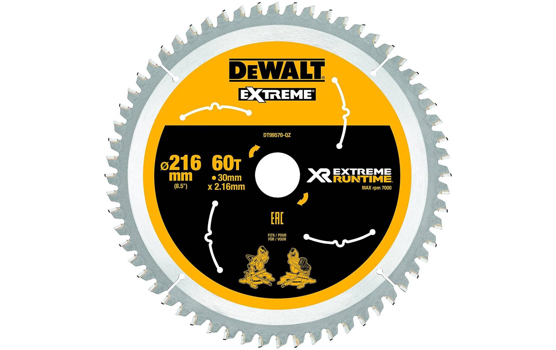 DeWalt Kreissägeblatt »216 x 30 mm«, (1 St.) von Dewalt